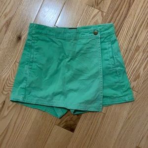 Urban Outfitters denim green skort